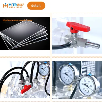 MITR Laboratory Vacuum Acrylic Glove Box for Inert Gas Operations