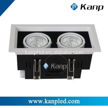 2x3W Black Box Recessed Double Heads COB Led Spot Downlight For Shop