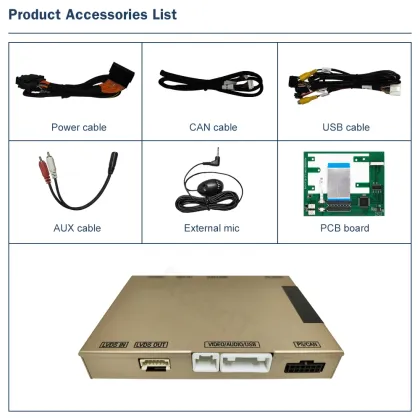 Autoabc Auto Electronics Wireless CarPlay & Android Auto Decoder Box for Ford