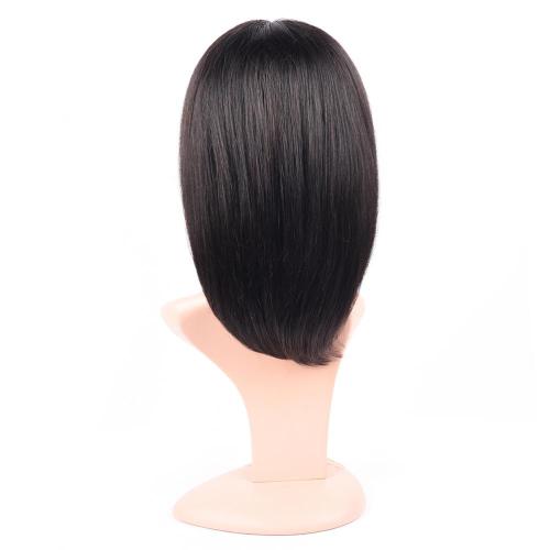 100% NATURAL VIRGIN REMY HUMAN HAIR STRAIGHT LACE FRONT WIG