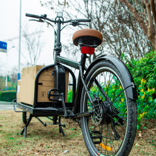 จักรยานขนส่งสินค้าไฟฟ้าในเมืองจักรยาน Ecargo สองล้อ