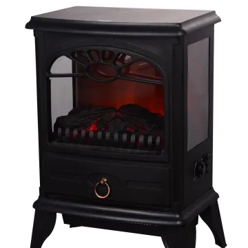 Adjustable Flame Brightness & Temperature 01 Electric Fireplace with Safety Thermal Cut-Off