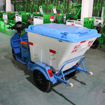 electric three-wheeled garbage truck