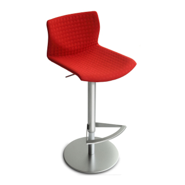 Luxury Nordic Velvet Bar Stool Modern Swivel Adjustable Metal High Counter Barstool Bar Chairs Cafe Bar Stool Genuine Leather