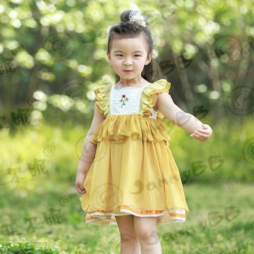 children's hand smocked girls boutique dress