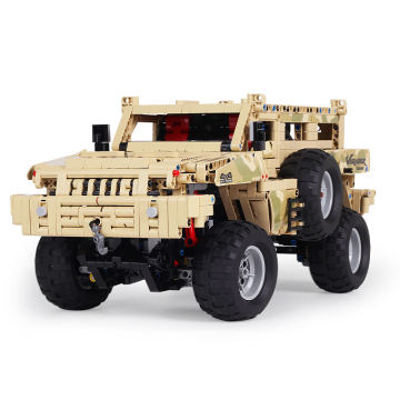 Flytec RC Car: The Ultimate Army Off-Road Tank with DIY Building Blocks - Perfect for Educational Entertainment