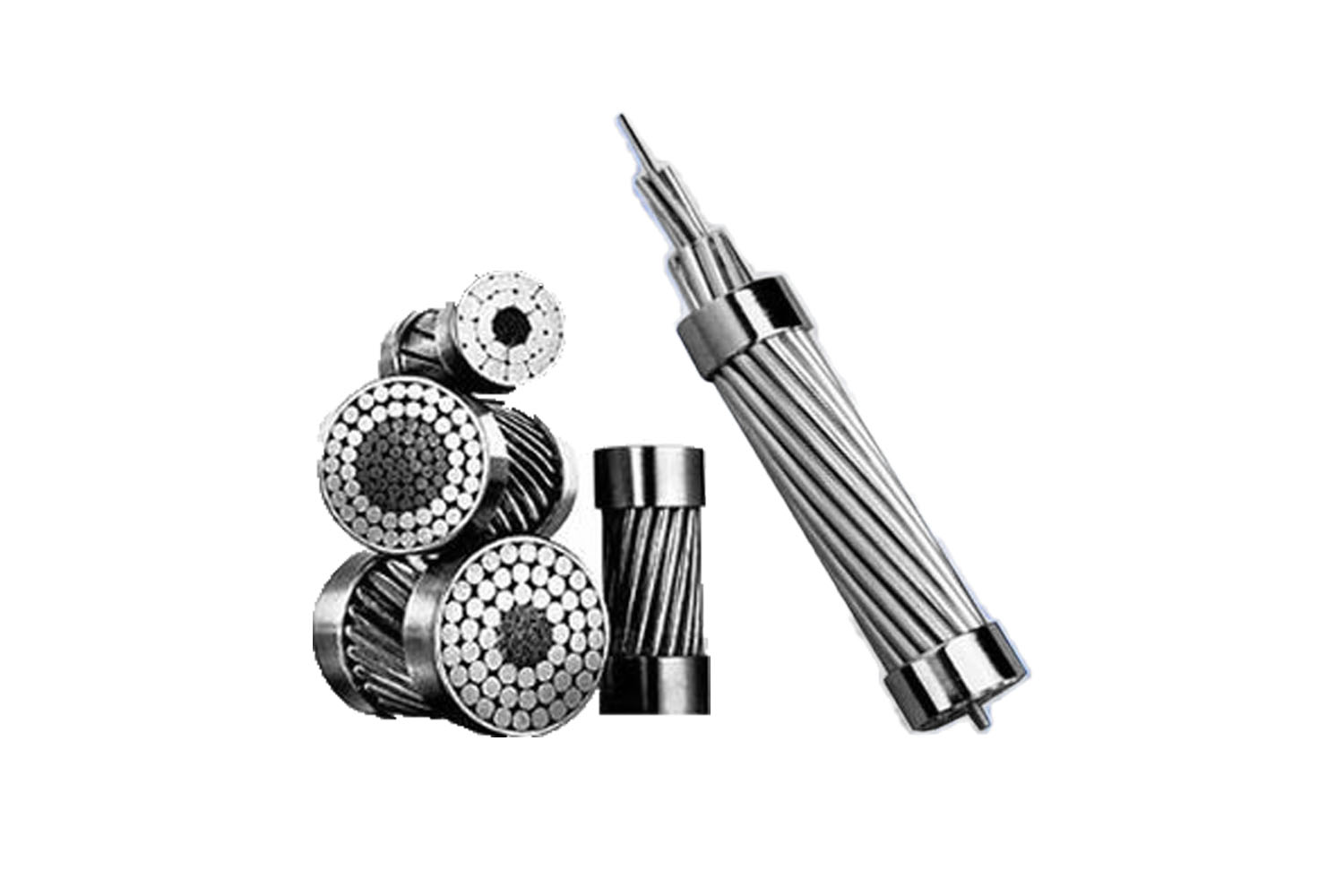 Conductor de aluminio con núcleo de acero de transmisión eficiente