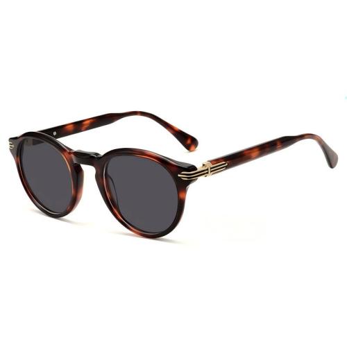 Vintage Classic Round Acetate Sunglasses