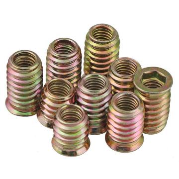 China Manufacture Hex Socket Wood Insert Nut with Internal Thread Hardware Accessories for Furniture Use" 

However, to make it more suitable for a search engine title, we might shorten and optimize it slightly:

"Hex Socket Wood Insert Nut - China Manufa