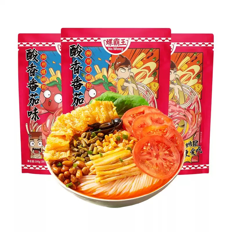 Bagged Boiled Tomato Flavor Instant Noodles -Chinese Noodles