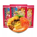 Kochkochte Tomatengeschmack Instantnudeln -Chinese -Nudeln