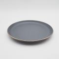 Nuevo diseño Set de cena de gres de color azul profundo, sets de vajilla de stoneware