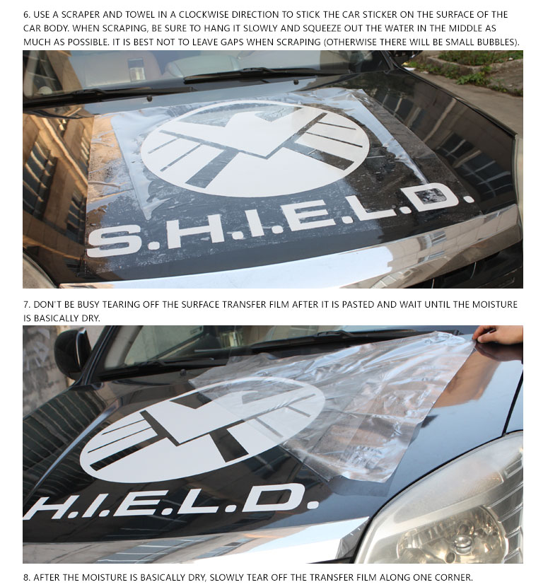 Creative Shield Agent Logo Car Stickers Decals Exterior Car Body Door &  Waist Line Rear Windshield Decoration Auto Accessories, High Quality  Creative Shield Agent Logo Car Stickers Decals Exterior Car Body Door