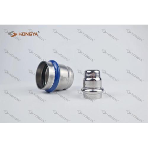 STAINLESS STEEL PIPE FITTING V PROFILE CAP