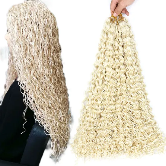 White Grey 613 Colored 3S Zizi box braids crochet hair extension Wavy Curly crochet braid Box Hair Braiding Hair Bulks