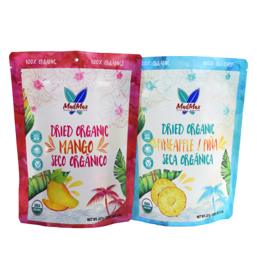 Recyclable Custom Printed Dried Fruits Clear Window Doypack
