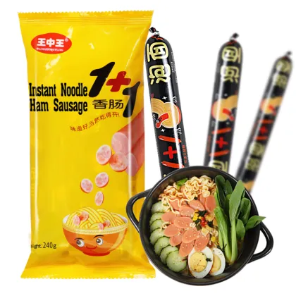 Wangzhongwang Instant Noodle Ham Sausage - Chinese Chundu Wholesale Pork Meat Sausage for Instant Noodles