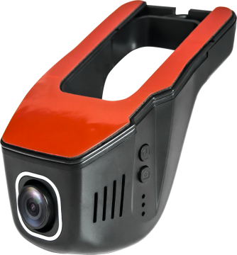 Screenless 1080P front and rear dashcam with GPS