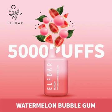 Barre elfe vape jetable 5000 Boîte de 10