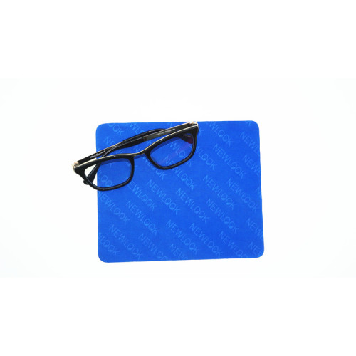 chiffon en microfibre pleine grandeur en relief pour le nettoyage des lunettes