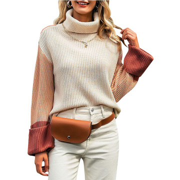 Women's Long Sleeve Turtleneck Sweater