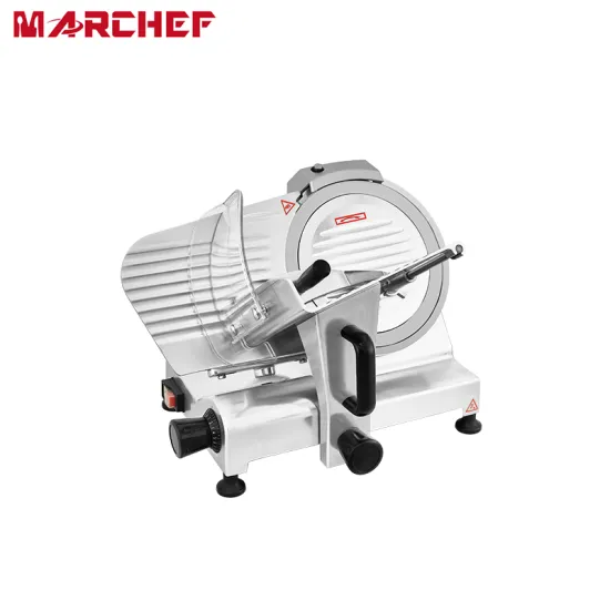 CE Professional Industrial Countertop 220mm Semi-Auto Grinder & Electric Frozen Meat Slicer