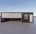 20 Casas de contenedores de oficina prefabricados de 40 pies y desmontables