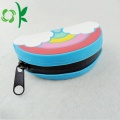Rainbow Bentuk Silicone Waterproof Zipper Coin Bag Purse