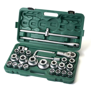 High Quality Chrome Vanadium Steel 19mm Heavy Duty Nickel-Plated Torx 12 Socket Kit