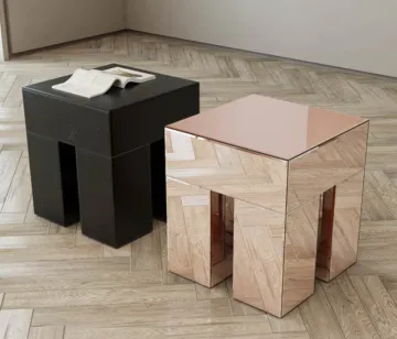 Bedroom Home Furniture Mirrored Bedside Table