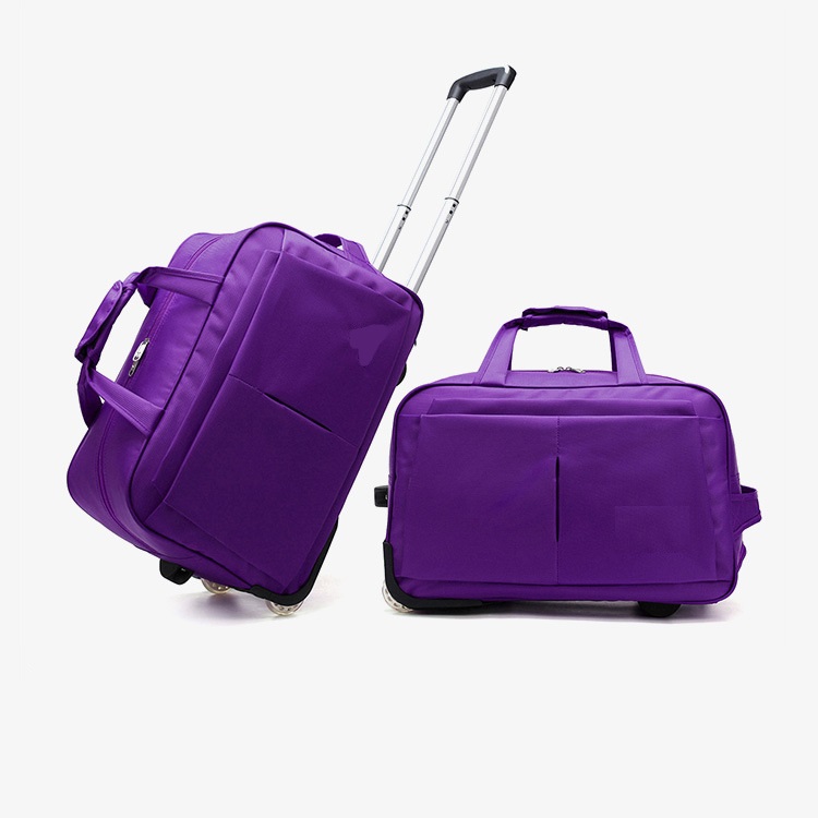Purple Trolley Bag
