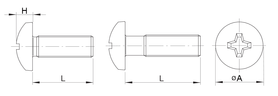 Drawing Machine Screw Phillips Drive D7985