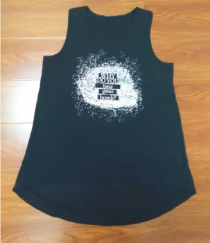 Girl's knit and woven sleevelss top