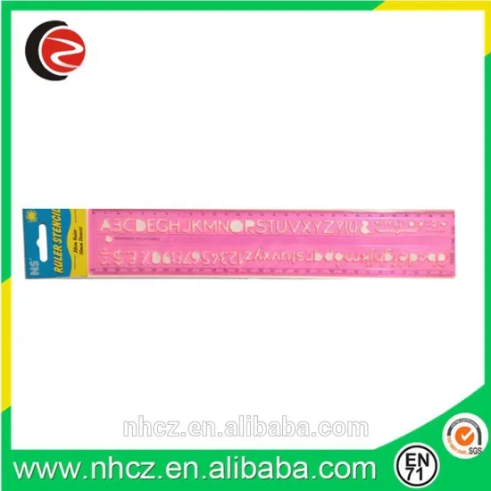 30CM Pink Plastic Children Ruler