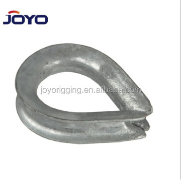 High Quality Rigging Hardware: ISO9001 Certified 16mm 20mm Wire Rope Thimbles
