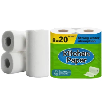 Custom Printed 2Ply Bamboo Kitchen Tissue & Premium Toilet Paper