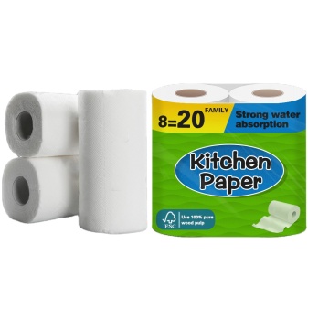 Custom Printed 2Ply Bamboo Kitchen Tissue & Premium Toilet Paper