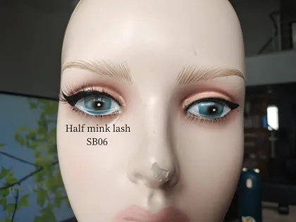 Wholesale Half Mink Eyelash Extensions - Soft Mink Lashes