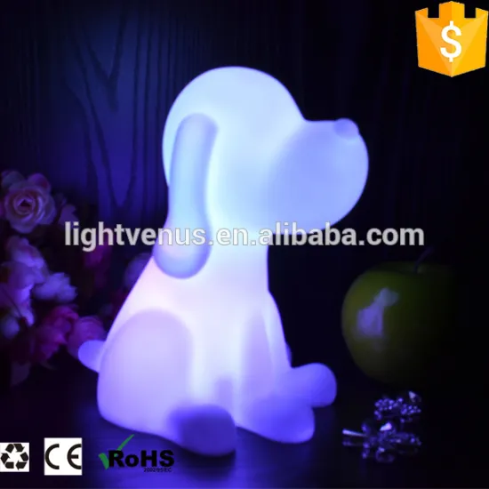 Pretty Cute Dog Cartoon night light,Kids Bed Desk Table Lamp Chrismas Gift