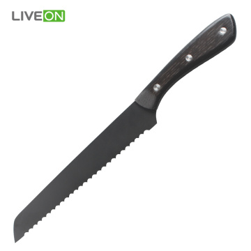 Coltello da cucina in legno 5 pezzi con supporto magnetico