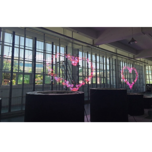 LED flexible display glass transparent screen