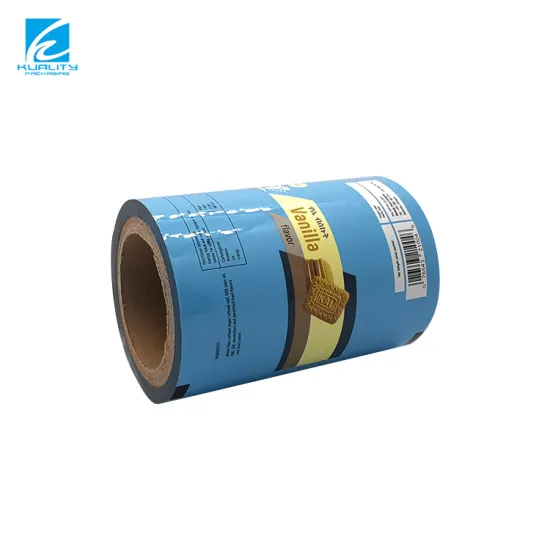Custom Printed Aluminum Foil Plastic Laminated Snack Packaging Roll Film