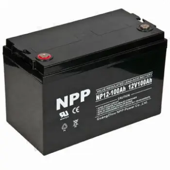 Gel Battery, 12V Nominal Voltage, 100Ah Rated Capacity