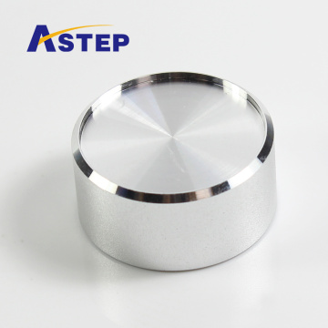 CNC Turning Steel Square End Cap/rotary switch knob/cover