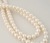 Wholesale 7.5-8.5mm white A round freshwater decoration pearl strands