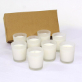 White Matte Jar Natural Soy Scented Candle