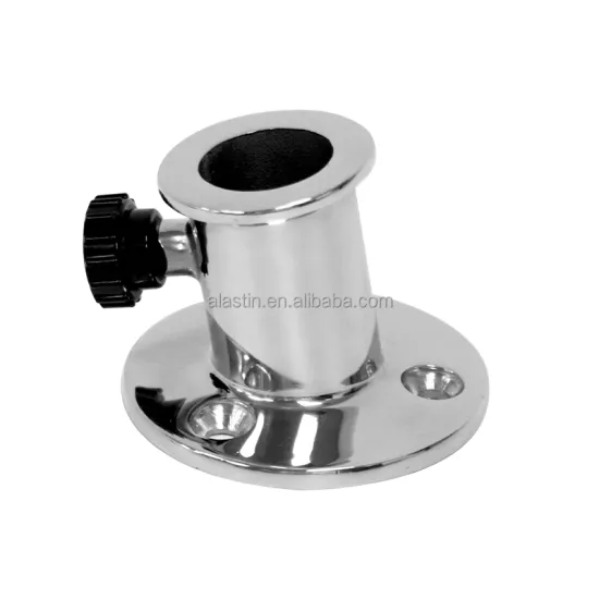 Alastin Marine Hardware New Design Flagpole Base With Knob Stainless Steel 316 For Boat