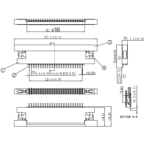 Connecteur de sous-couche h1.2