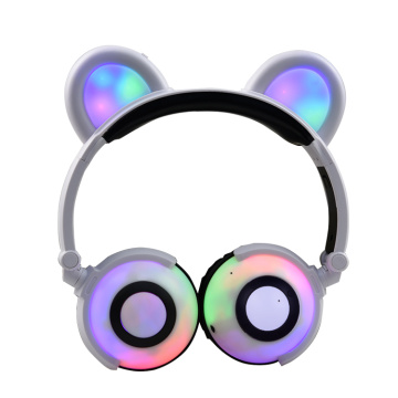 Cute design kids fashion stereo panda headphone