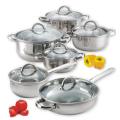 Kitchen Tool 12PCS Cookware Set with Lid